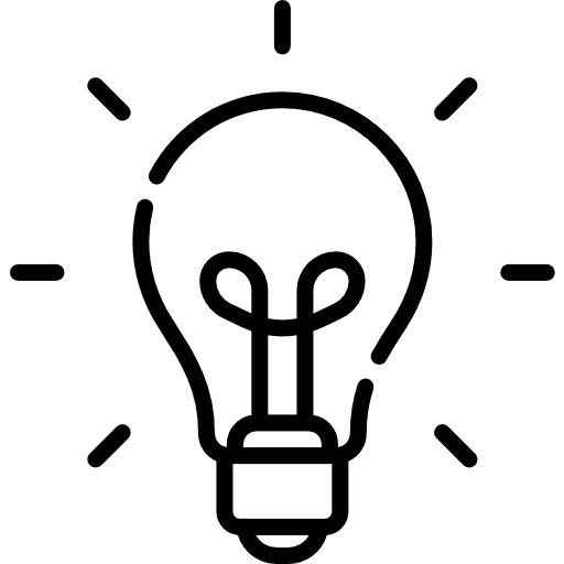 Icône d'une ampoule